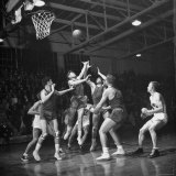 Champion Amateur Phillips 66ers Blocking Out Members of the Opposing Team