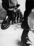 US Marines on 50 Mile Walk  a Challenge Issued in Old Executive Order by President Teddy Roosevelt
