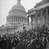 Jewish Rabbis March on Washington  on the Senate Steps