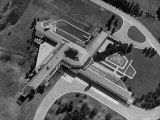Aerial View of House Designed by Architect Frank Lloyd Wright