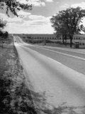 Car Driving West of Omaha on Highway 30