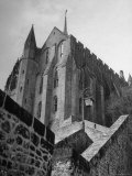 Exterior View of Abbey on Mont Saint Michel