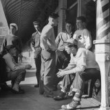 Teen Age Boys Spend Most of Their Time Loafing Around