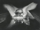 Ford Car Being Driven Through Deep Water at Ford Test Site