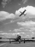 F-84 Jet Planes Flying