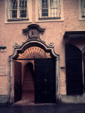 Entrance to Apartment House Where Mozart Was Born  Salzburg