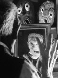 Anton Willi Using His Own Face as Model For Masks