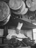 Chief Serving Food