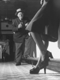 Edward Van Duyne  105 Years Old  Enjoying a Beer and a Pretty Lady