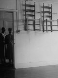Extreme Neatness of Shaker Habits is Shown by Their Custom to Hang Chairs When Not in Use