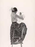 Model Dorian Leigh Wearing