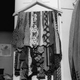 Gov G Mennen William's Bow Ties Hanging on a Wooden Hanger