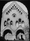 Exterior of a Berlin Synagogue During Passover
