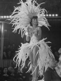 Yvonne Menard Standing on Glass Runway as Master of Ceremonies