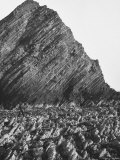 Gorgeous View of British Isles' Coastline of Strange Jagged Rock Formations