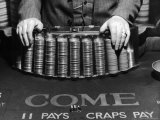 Craps Table Set Up at Town House Gambling Casino