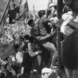 Japanese Communists Swarm Platform in Meiji Park and Call For a March on Imperial Plaza