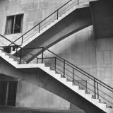 Flying Stairway to Terrace of United Nations' Meeting Hall at Its New East River Headquarters