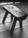 Creases Covering the Exterior of the Old Stool
