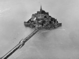 Aerial View of Mont Ste Michel Monastery