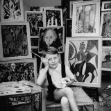 Nine Year Old Prodigy  Hansan Kaptan  Turkish Child  Has an Exhibition at a Gallery