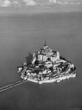 Aerial View of Mont Ste Michel Monastery
