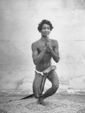 Hindu Man Practicing Yoga