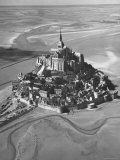 Aerial View of Mont Ste Michel Monastery