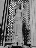 Towering 80 Ft Statue of Pacifica by San Francisco Sculptor Ralph Stackpole