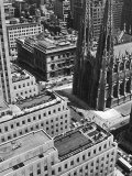 Looking Down on Saint Patrick's Cathedral  New York City