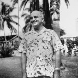 President Harry S Truman  Arriving in Key West Wearing Hawaiian Shirt