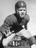 Boy Learning to Play Football in the Young America League