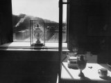 Looking Out of the Window of the Chicago Art Institute at the Railroad Yard