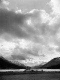 Clouds Dominating Beautiful Country Scene with Lake