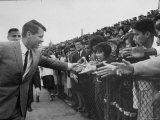 Attorney General Robert F Kennedy Greeting Supporters