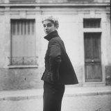 Woman Modeling a Full Sleeved Suit