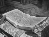 Close Up of the Granath  Compiled in Gurmukhi Script in 1600 by the Fifth Leader of the Sikhs