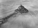 Aerial View of Mont Ste Michel Monastery