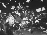 Fans of Cincinnati Reds Celebrating a Victory During 1961 World Series