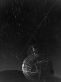 Antenna Bouncing First Message Off Echo I Satellite