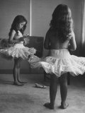 Child Modeling Inflated Petticoat on One Hula Hoop Design
