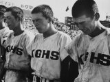 Japanese High School Baseball Players After Their Team Lost