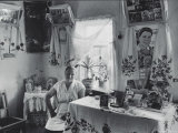 Dairy Maid Sitting in Her Home