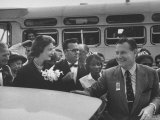 Gov Nelson A Rockefeller and His Wife Arriving For the GOP Convention