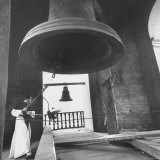 Monk Ringing Bell in Plaza de Armas