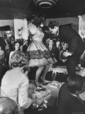 American Couples Dancing in Hollywood Nightclub