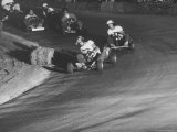 Boys Racing Go Karts