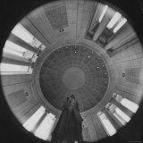 Fish Eye Shot of Jefferson Monument