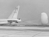 B-52 Plane Landing During Strategic Air Command Alert