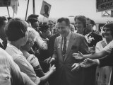 Gov Nelson A Rockefeller and His Wife Arriving For the GOP Convention